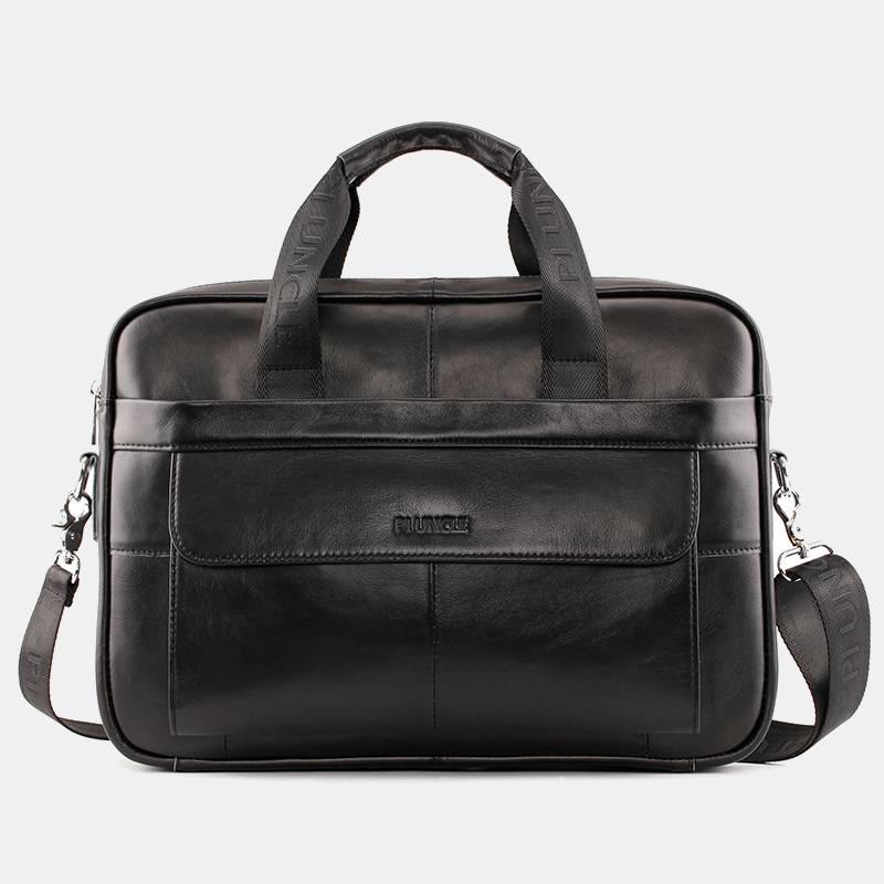 Genuine Leather Vintage Business Messenger Bag