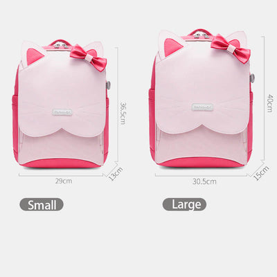 Waterproof Lightweight Kitty Backpack for Student Kids Primary School Bags