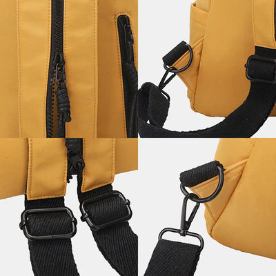 Casual Hiking Daypack Nylon Crossbody Bag Sling Backpack for Women