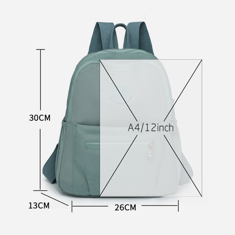 Lightweight Small Backpack Multi-Pocket Mini Travel Daypack for Women