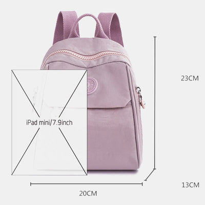 Mini Backpack Purse Solid Color Travel Backpack Daypack for Women