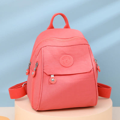 Mini Backpack Purse Solid Color Travel Backpack Daypack for Women