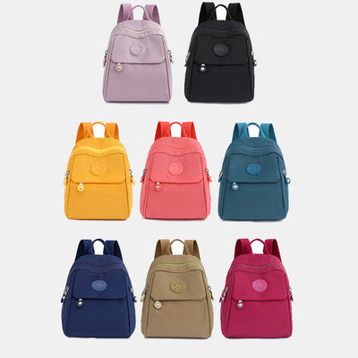 Mini Backpack Purse Solid Color Travel Backpack Daypack for Women