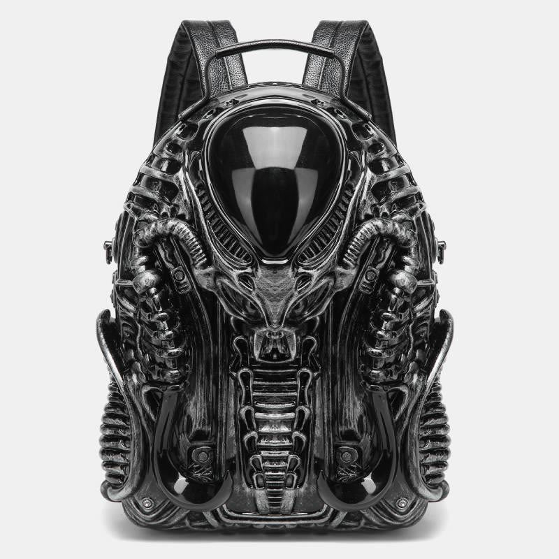 Unique Weird Vegan Leather Backpack Rucksack Novelty Party Purse