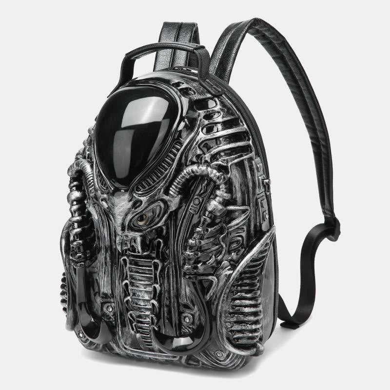 Unique Weird Vegan Leather Backpack Rucksack Novelty Party Purse