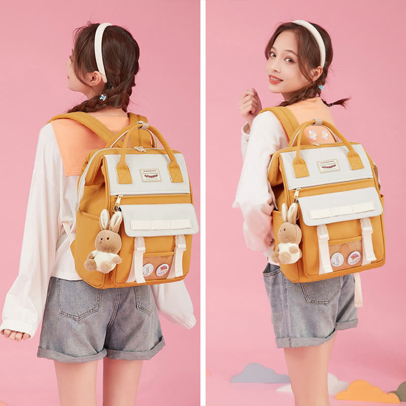 Cute Backpack for Women Teens Bookbag Lightweight Waterproof Laptop Bag