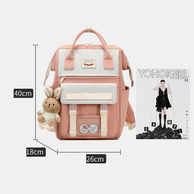 Cute Backpack for Women Teens Bookbag Lightweight Waterproof Laptop Bag