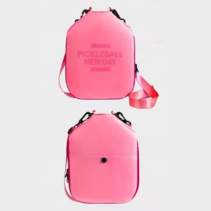 Pickleball Paddle Cove Racket Sleeve Bag with Crossbody Strap