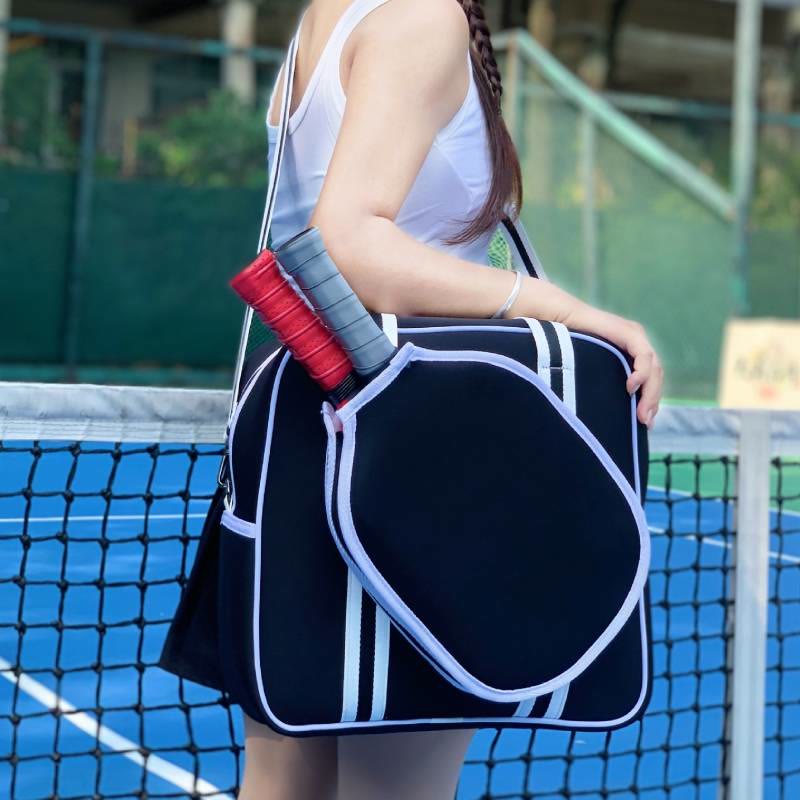 Pickleball Racquet Storage Bag Tote Portable Racket Shoulder Bag