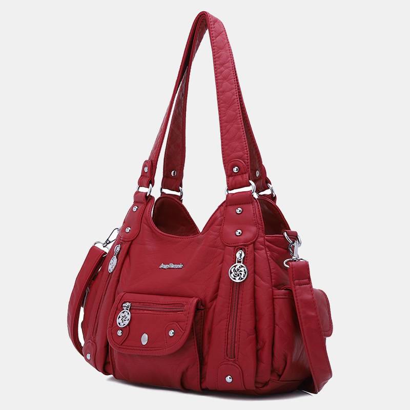 Multi-Pocket Travel Messenger Shoulder Bag