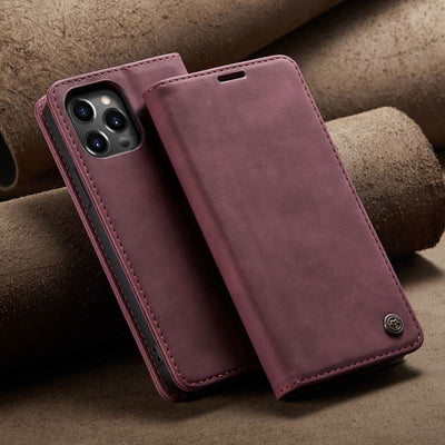 Leather Phone Case Phone Bag for iPhone Samsung with Card Holder Banknote Pocket