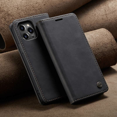 Leather Phone Case Phone Bag for iPhone Samsung with Card Holder Banknote Pocket