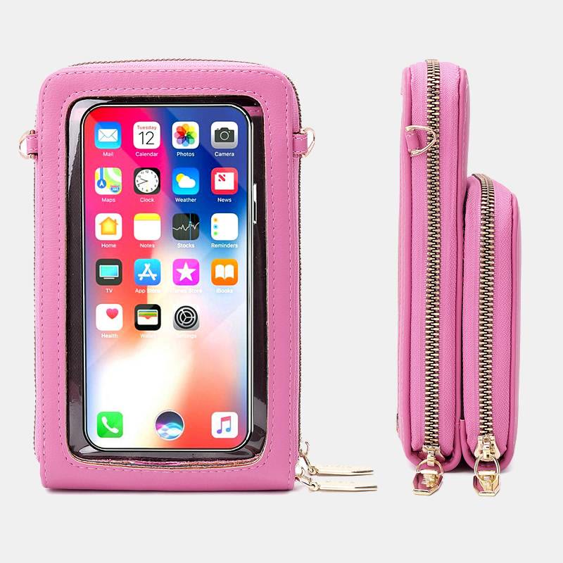 Large Capacity Phone Purse With Clear Window