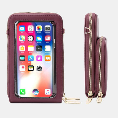 Large Capacity Phone Purse With Clear Window