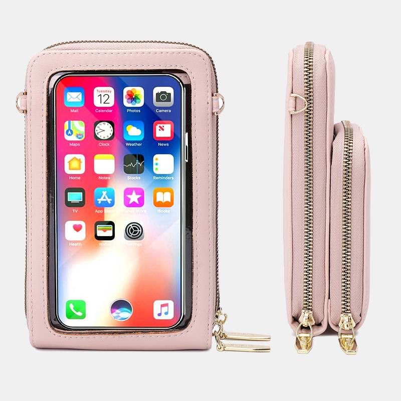 Large Capacity Phone Purse With Clear Window