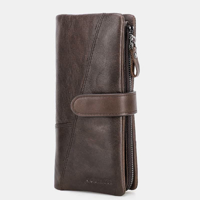 Multi-Card Genuine Leather Wallet