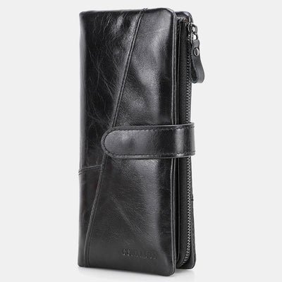 Multi-Card Genuine Leather Wallet