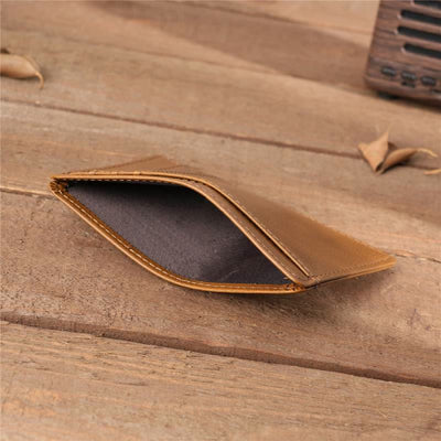 Minimalist Engraved Card Holder Wallet To Grandson From Grandparents