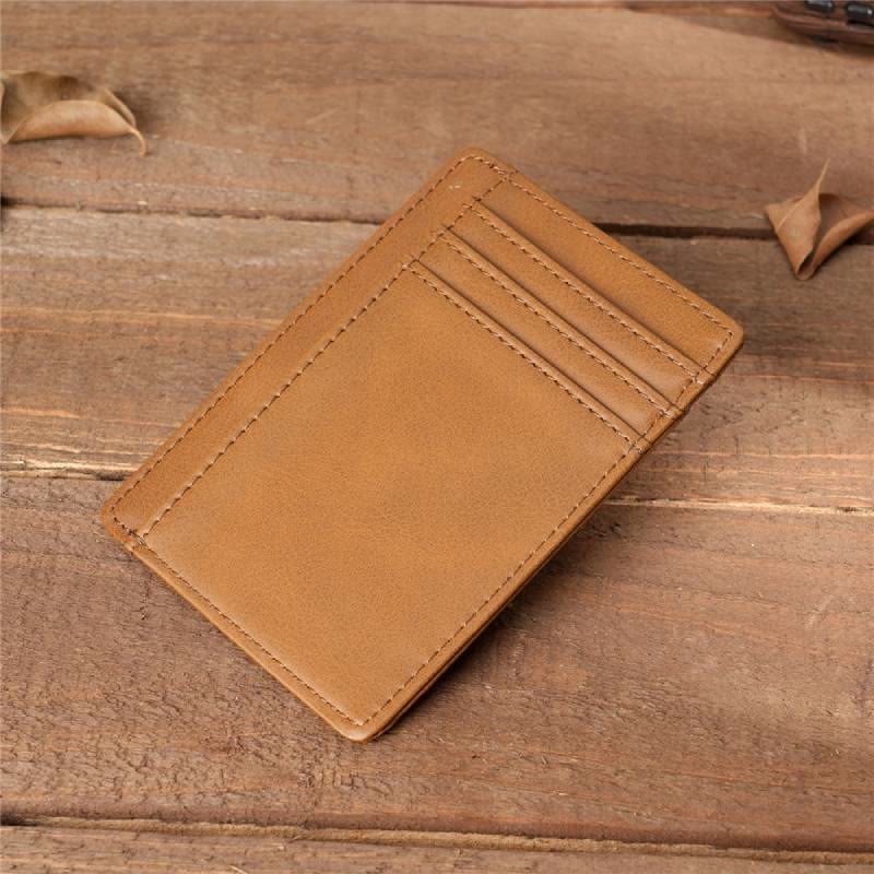 Minimalist Engraved Card Holder Wallet To Grandson From Grandparents