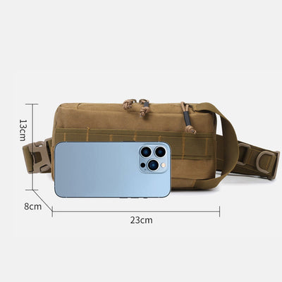 Lure Waist Bag Outdoor Mens Small Chest Bag Sling Bag