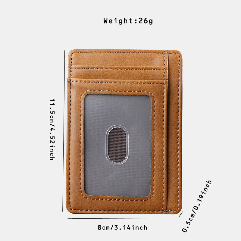 Minimalist Engraved Card Holder Wallet To Grandson From Grandparents