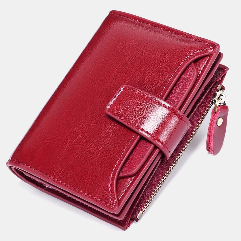 Multi-card Vintage Designed RFID Blocking Wallet Purse