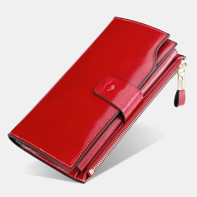 RFID Multifunctional Large Capacity Trifold Wallet