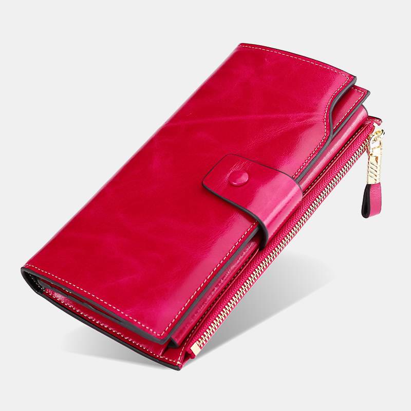 RFID Multifunctional Large Capacity Trifold Wallet