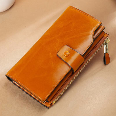 RFID Multifunctional Large Capacity Trifold Wallet