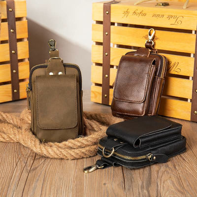 Fashion Hook Durable Cigarette Case Phone Waist Bags