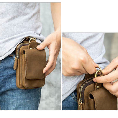 Fashion Hook Durable Cigarette Case Phone Waist Bags