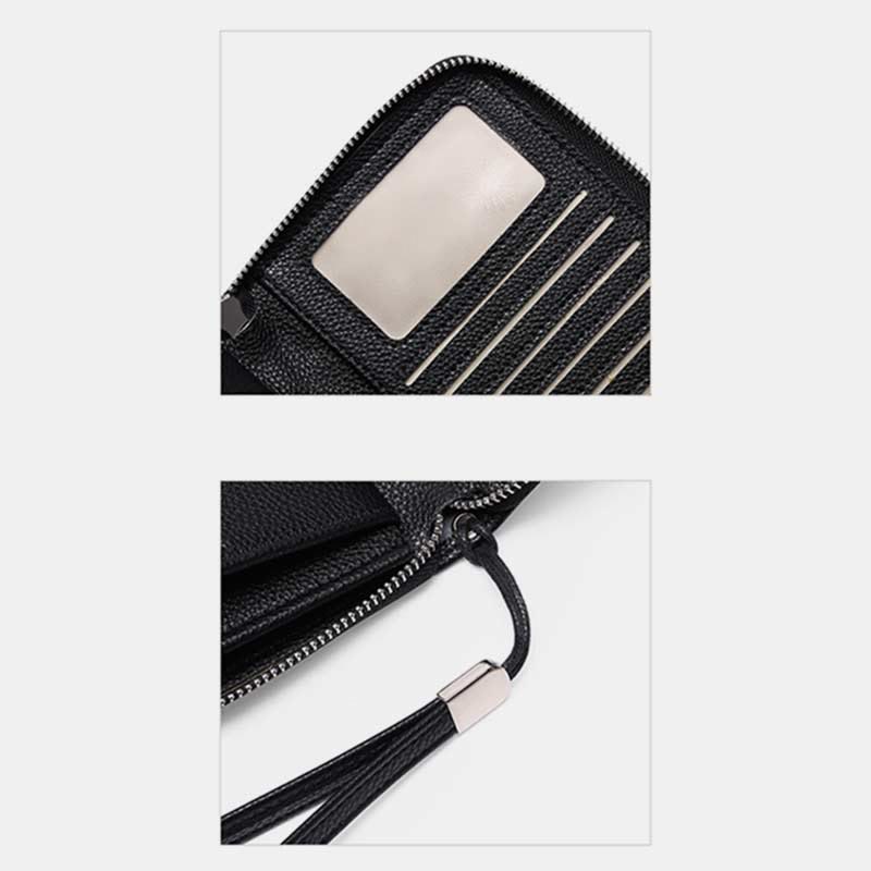 RFID Wallet for Women Large Capacity Card Slot Leather Purse