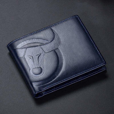 RFID Blocking Vintage Multi-slot Embossing Card Holder Wallet