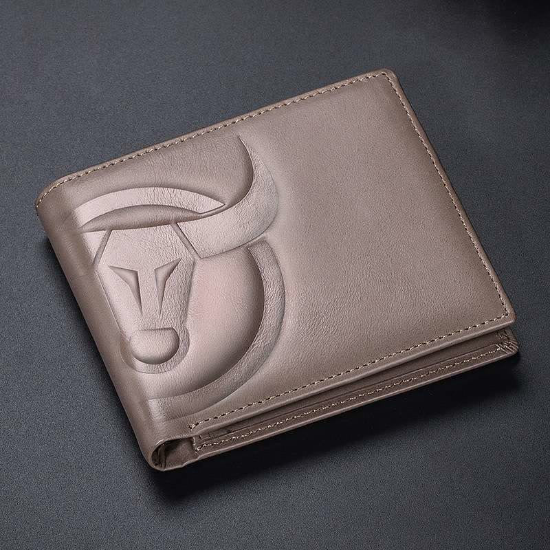 RFID Blocking Vintage Multi-slot Embossing Card Holder Wallet