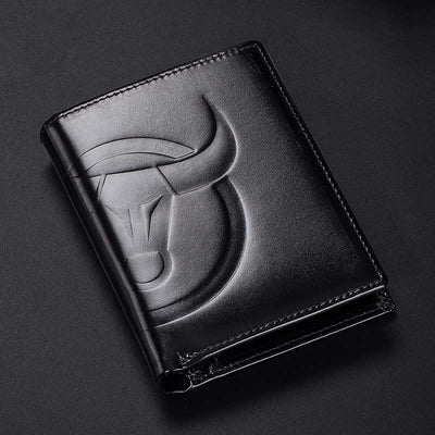 RFID Blocking Vintage Multi-slot Embossing Card Holder Wallet