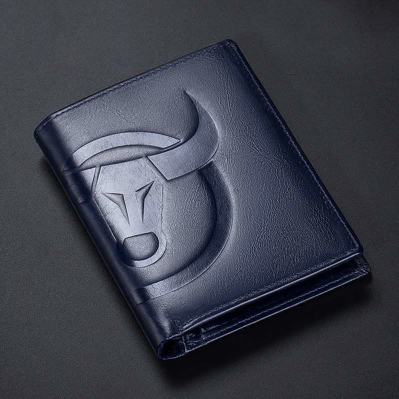 RFID Blocking Vintage Multi-slot Embossing Card Holder Wallet