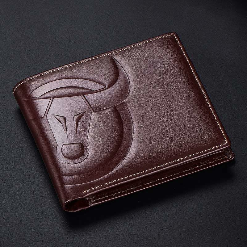 RFID Blocking Vintage Multi-slot Embossing Card Holder Wallet