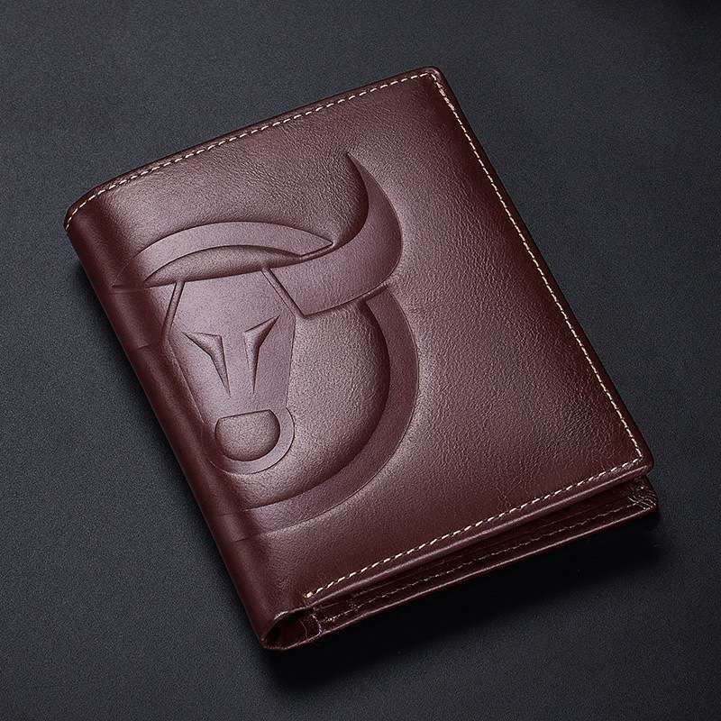 RFID Blocking Vintage Multi-slot Embossing Card Holder Wallet