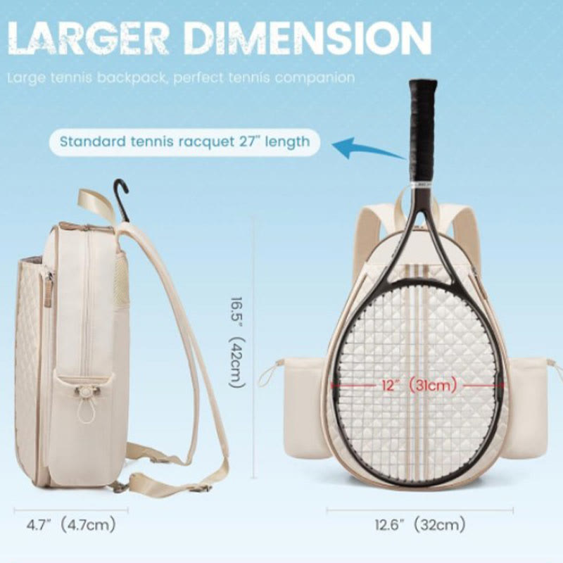 Tennis Racket Bag For Women Tennis Bag Sling Bag Convertible Backpack