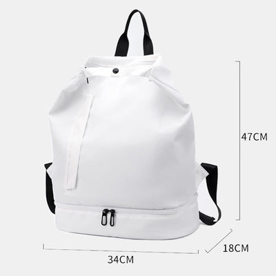 Swimming Bag Backpack for Women with Wet Pocket Shoe Compartment