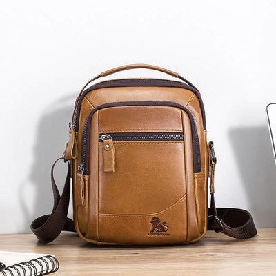 Genuine Leather Vintage Crossbody Bag