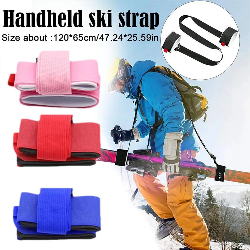 Skis Carrier Ski Strap Adjustable Shoulder Sling Strap