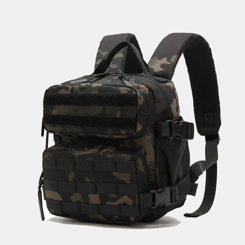 Multi-Pocket Camo Tactical Mini Backpack Travel Sport Daypack