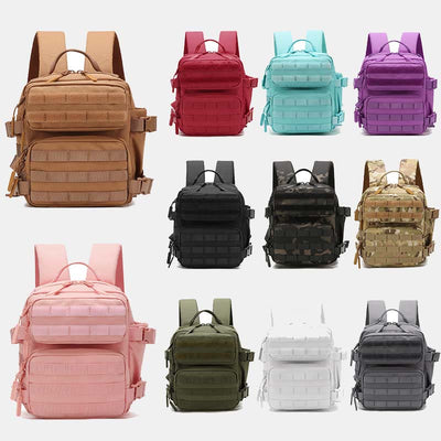 Multi-Pocket Camo Tactical Mini Backpack Travel Sport Daypack