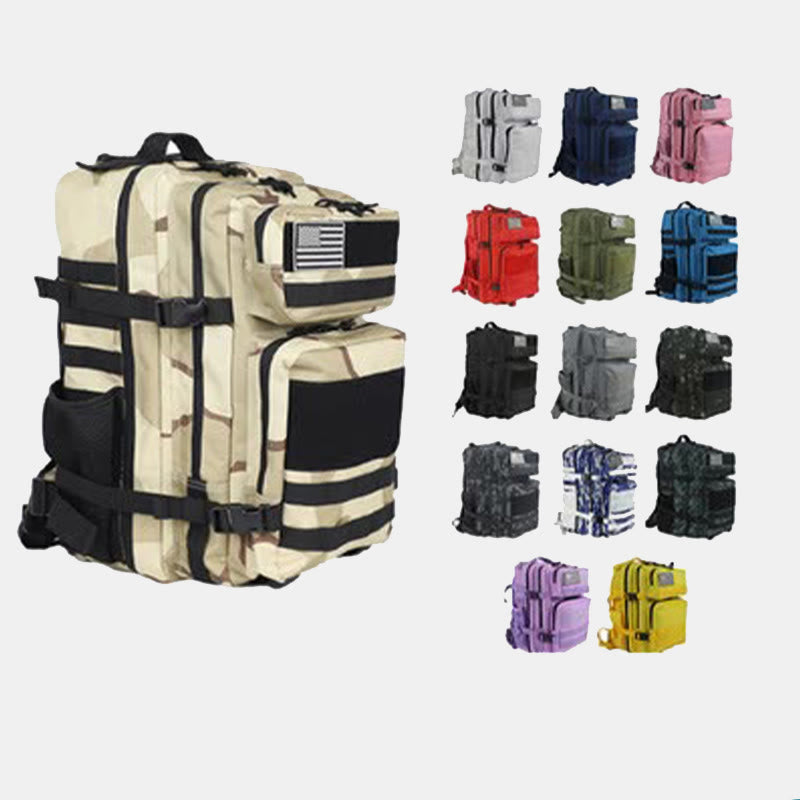 Functional Tactical Backpack Multi-Pocket Travel Hiking Sports Backpack