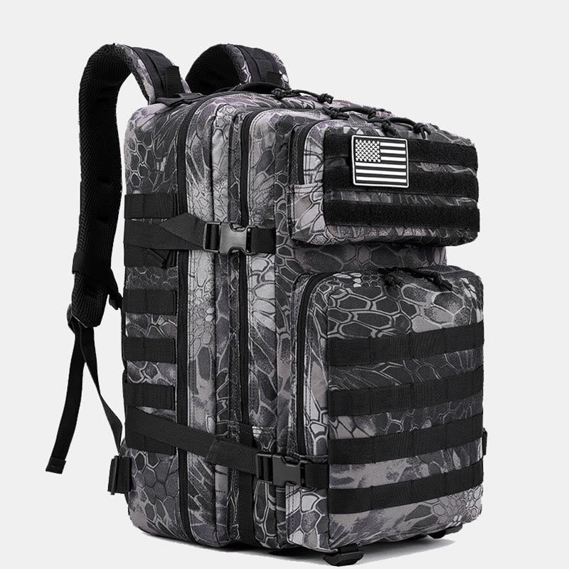 45L Outdoor Hiking Travel Backpack Multi-Pocket Military Backpack