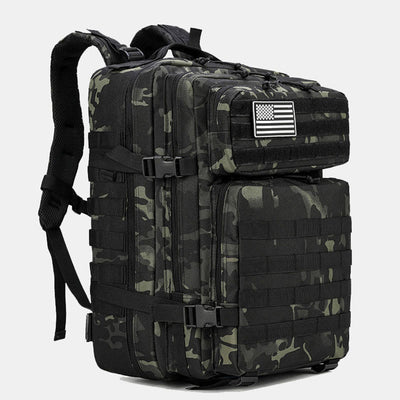 45L Outdoor Hiking Travel Backpack Multi-Pocket Military Backpack