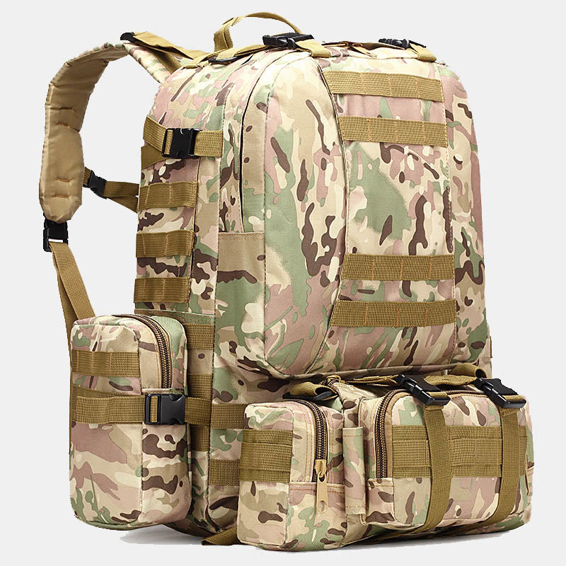 3-IN-1 Hunting Backpack Large Tactical Camo Bag with Detachable Purse