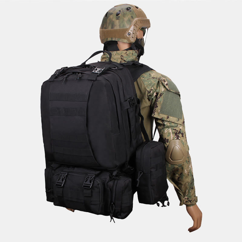 3-IN-1 Hunting Backpack Large Tactical Camo Bag with Detachable Purse