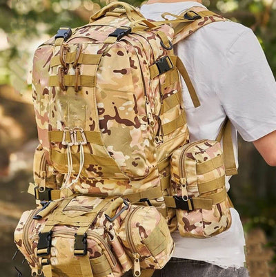 3-IN-1 Hunting Backpack Large Tactical Camo Bag with Detachable Purse